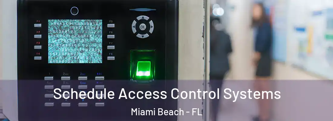  Schedule Access Control Systems Miami Beach - FL