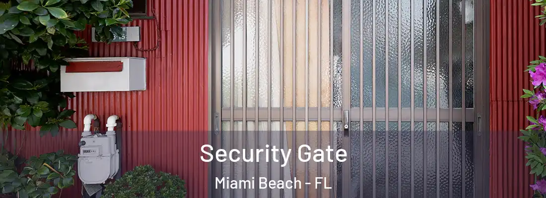 Security Gate Miami Beach - FL