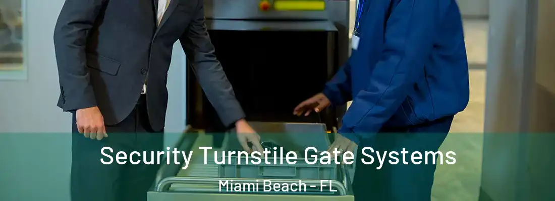 Security Turnstile Gate Systems Miami Beach - FL